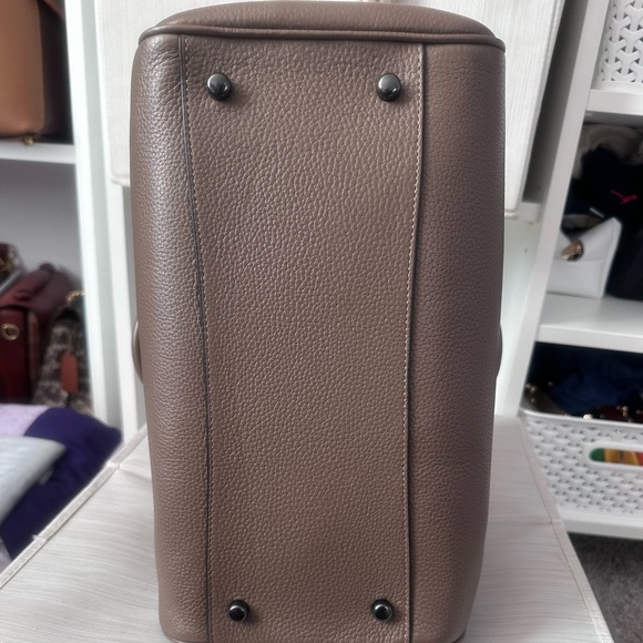 EUC Coach Rowan Large Satchel Bag Dark Stone - Picture 4 of 10